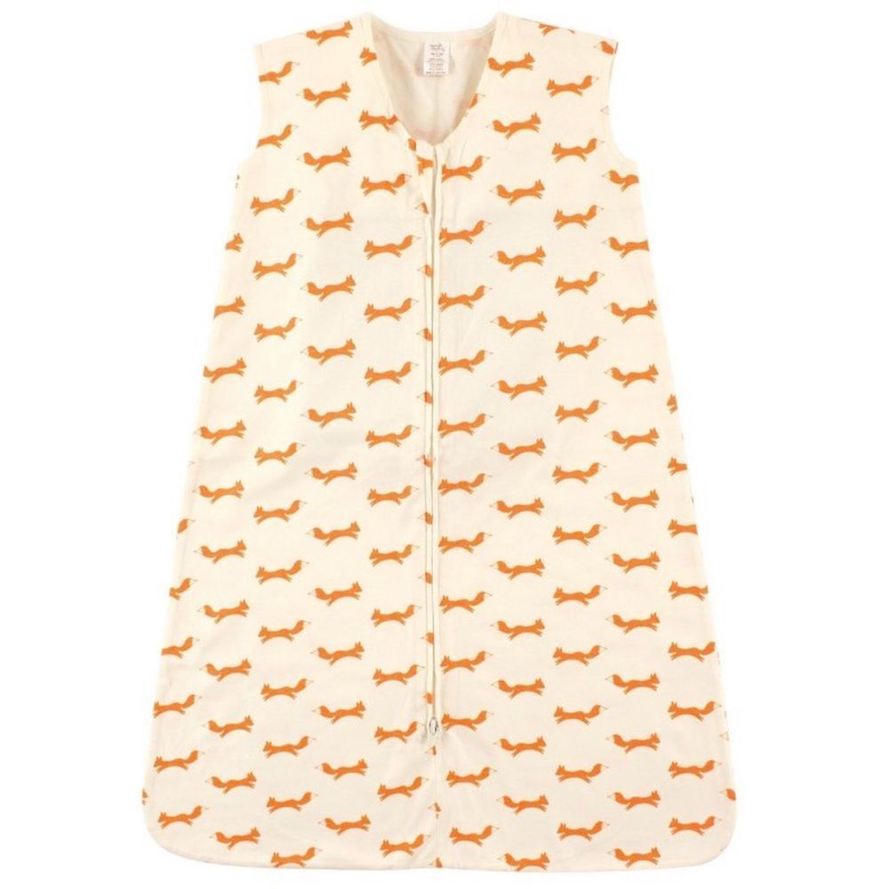 Touched by Nature Unisex Baby Organic Cotton Sleeveless Wearable Sleepsack Fox